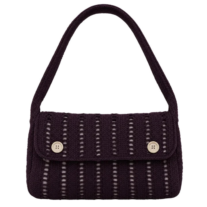 Ladder Shoulder Bag, laid flat
