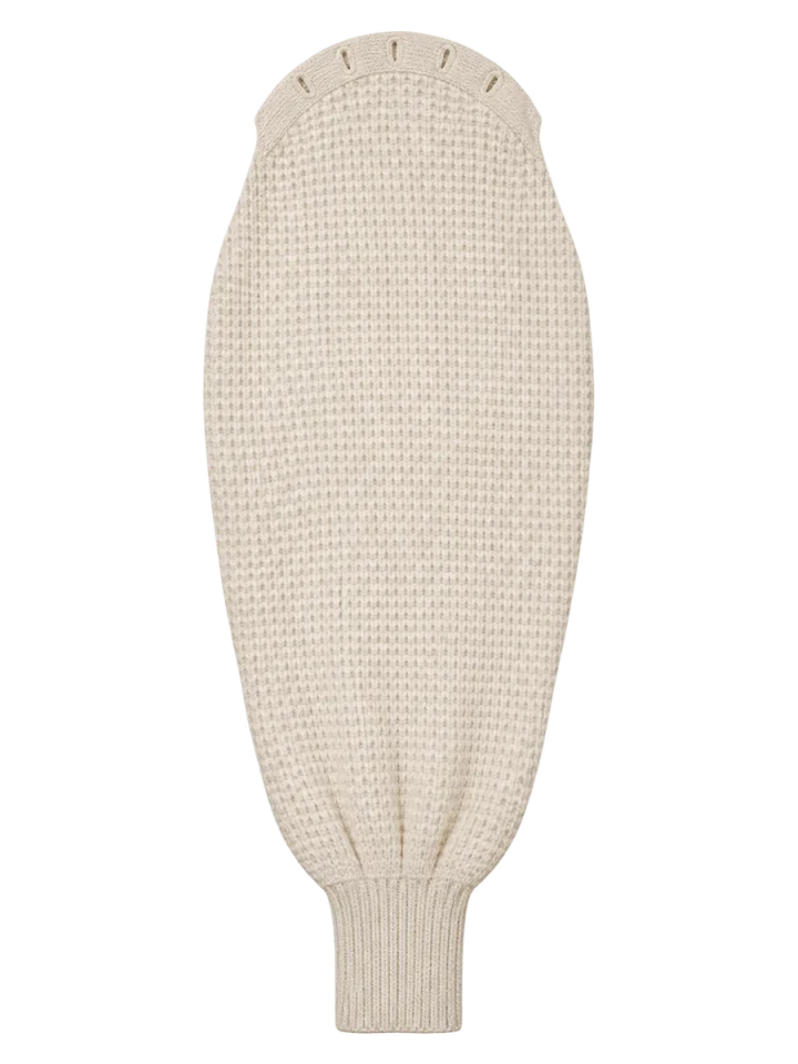Waffle Balloon Sleeves, laid flat