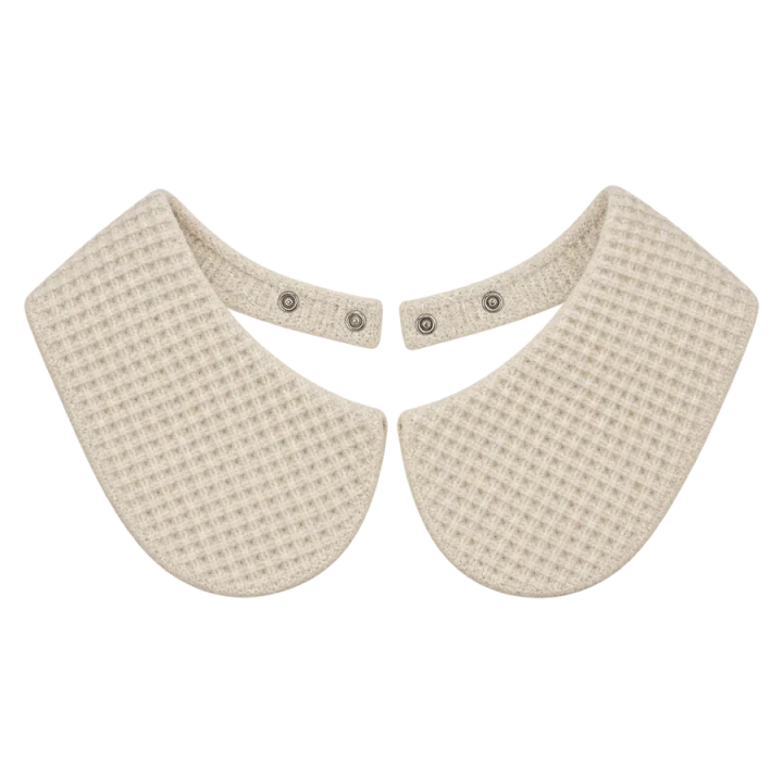 Waffle Peter Pan Collar, laid flat