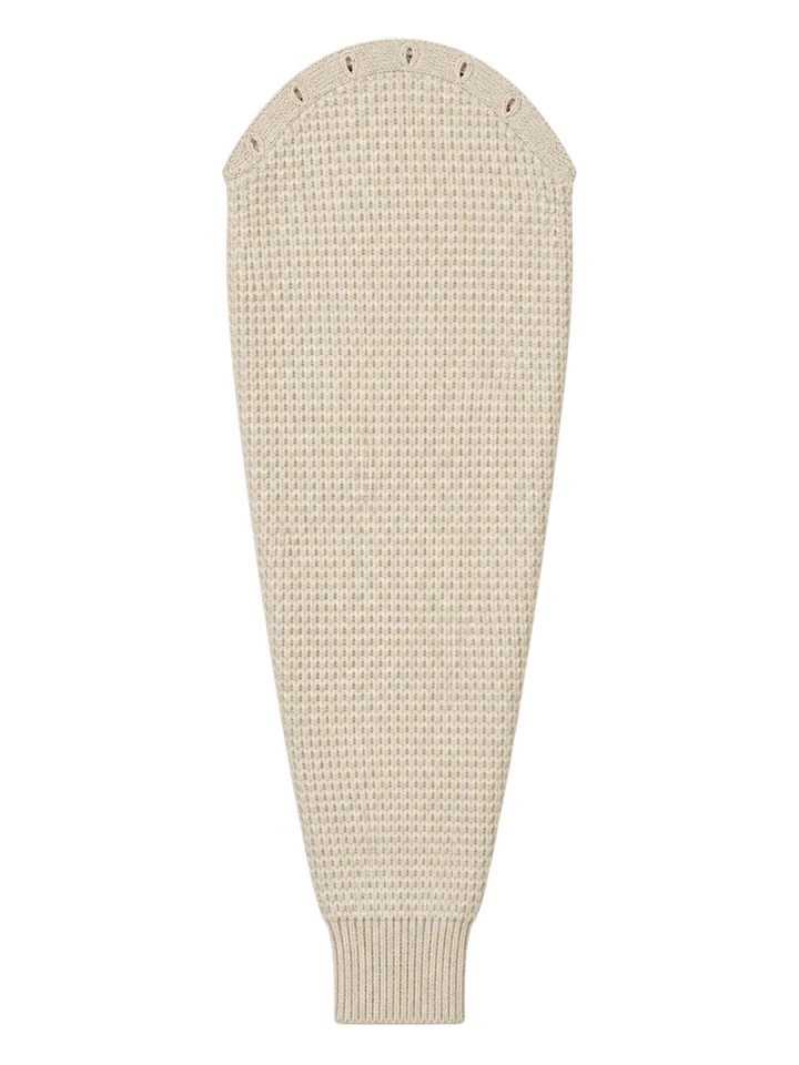 Waffle Sleeves, laid flat