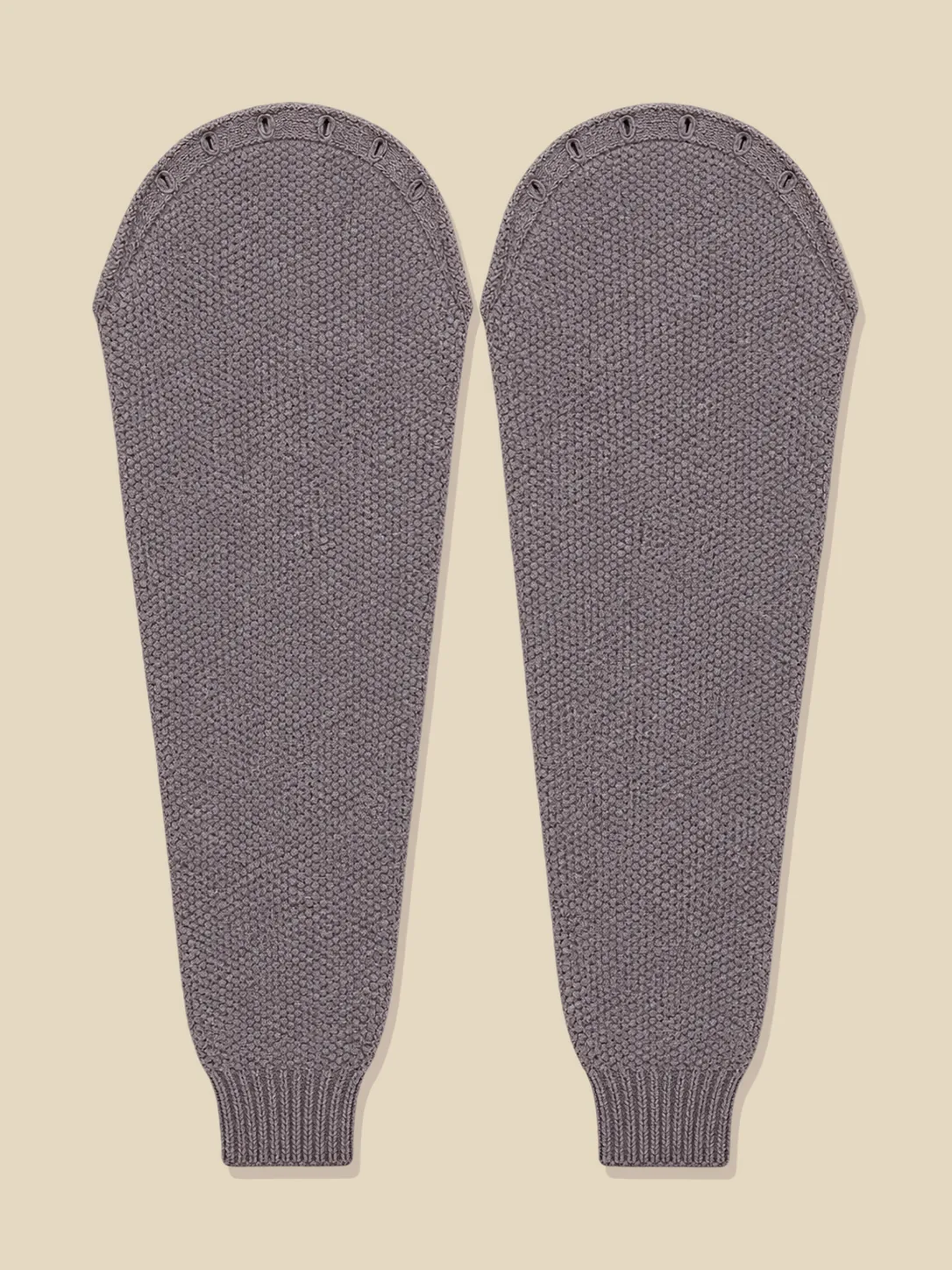 Moss mouwen, plat gelegd