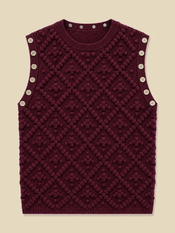 Popcorn Crew Vest, laid flat