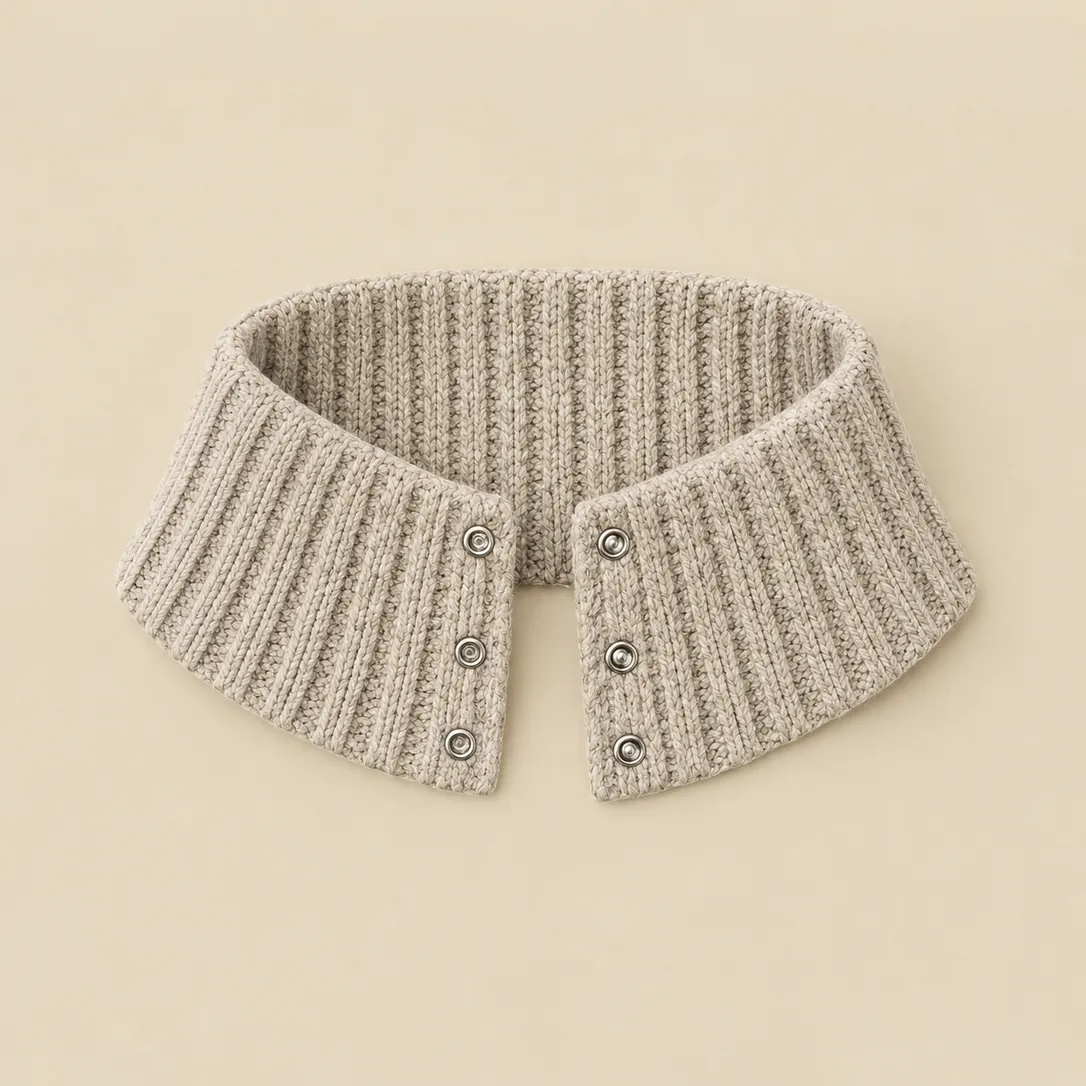 Rib Band Collar, back view