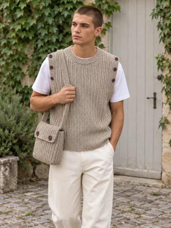 Rib sac pochette, porté