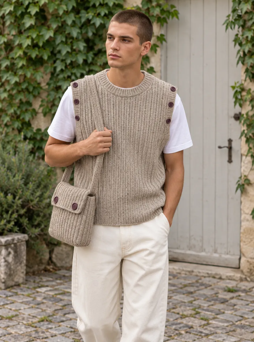 Rib sac pochette, porté