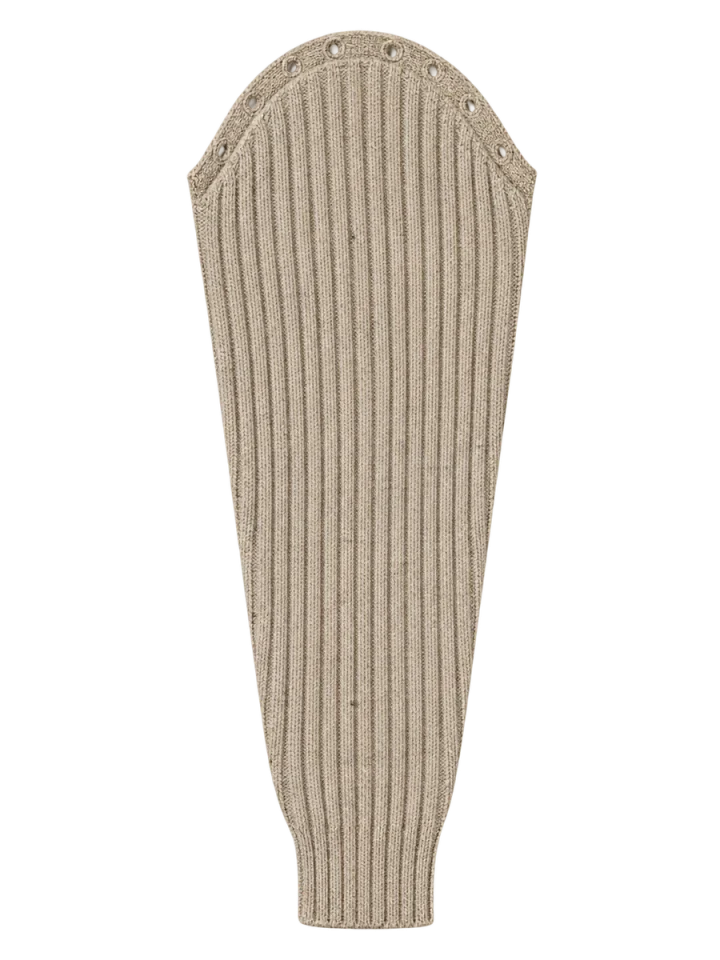 Rib Sleeves, laid flat