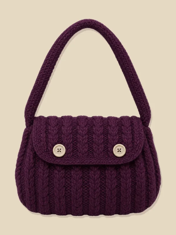 Cable Flap Bag, laid flat
