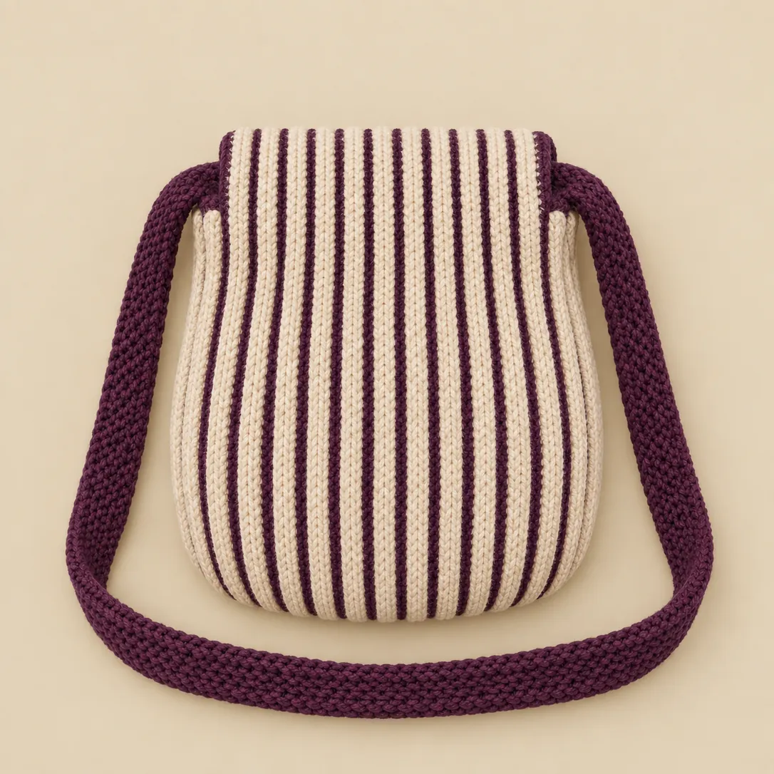 Brioche Beuteltasche, Rückansicht