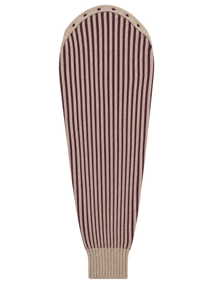 Brioche Sleeves, laid flat